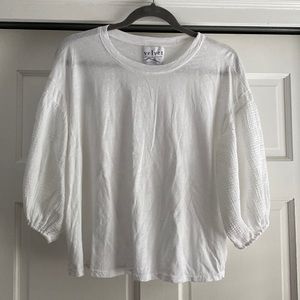 Anthropologie ballon sleeve tshirt